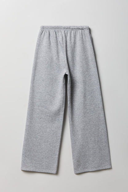 Fleece Low Rise Wide Leg Sweatpant