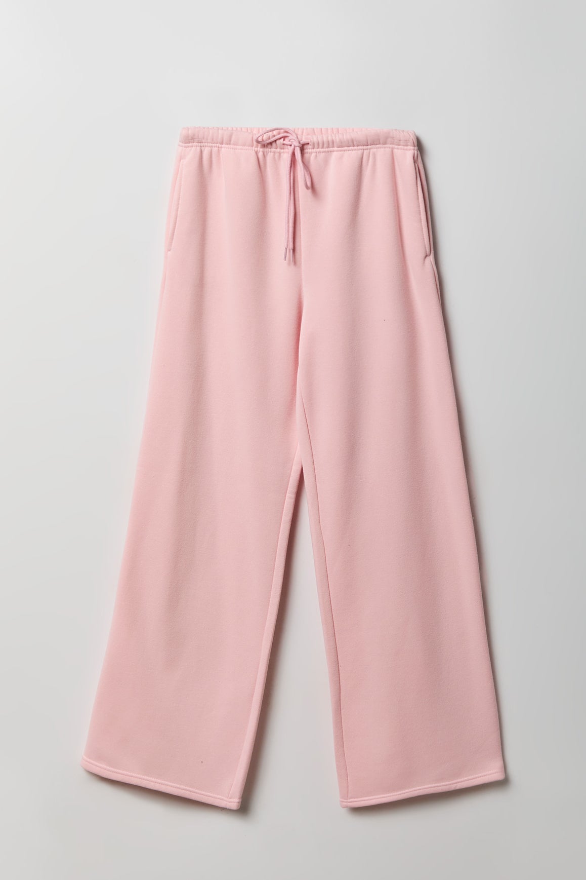 Fleece Low Rise Wide Leg Sweatpant