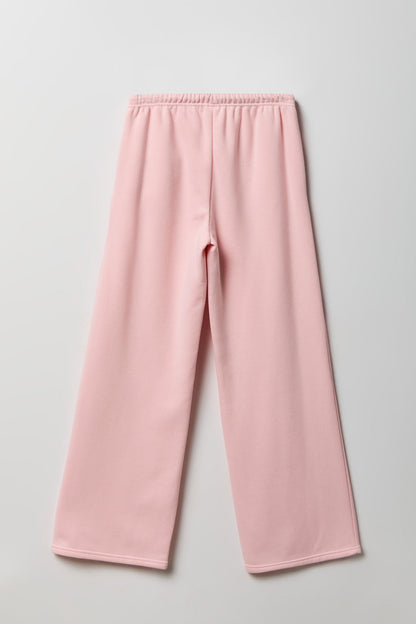 Fleece Low Rise Wide Leg Sweatpant