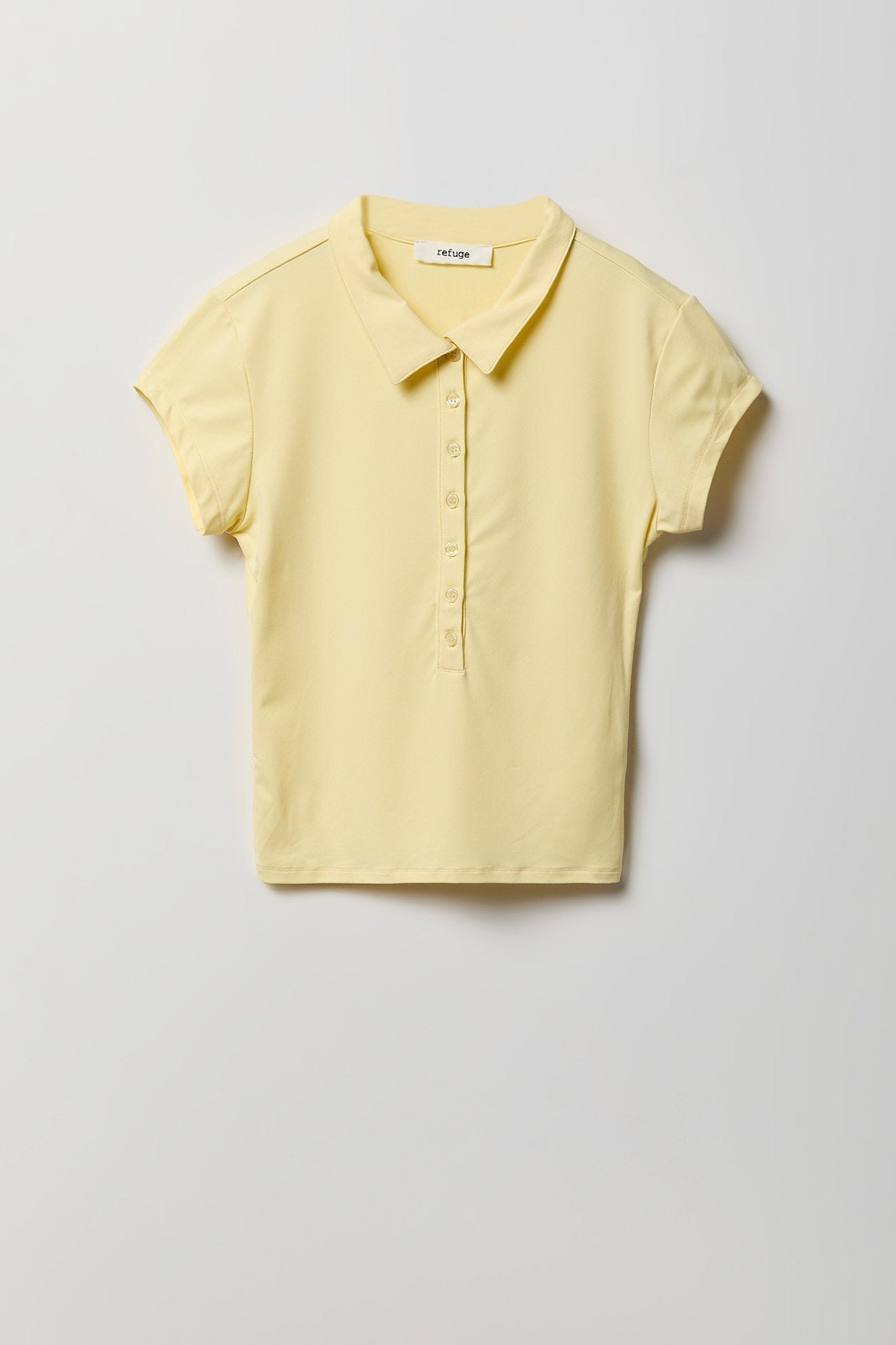 Contour Button-Up Polo