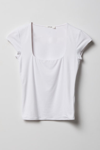 Luxe Heavy Contour Square Neck Top