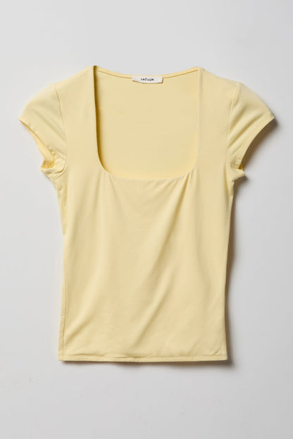 Luxe Heavy Contour Square Neck Top