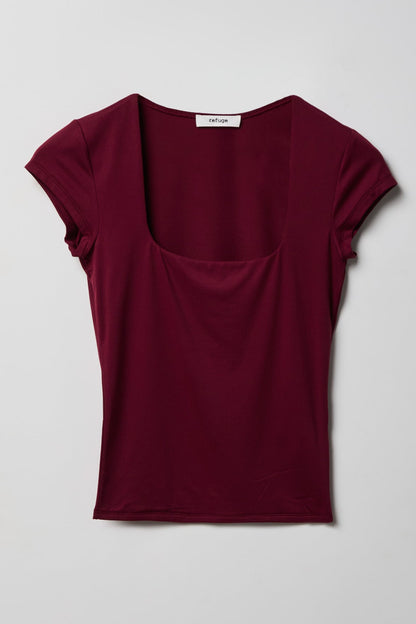 Luxe Heavy Contour Square Neck Top