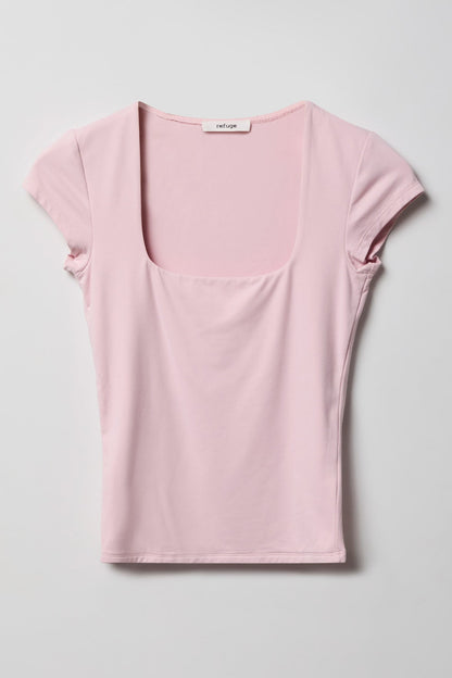 Luxe Heavy Contour Square Neck Top