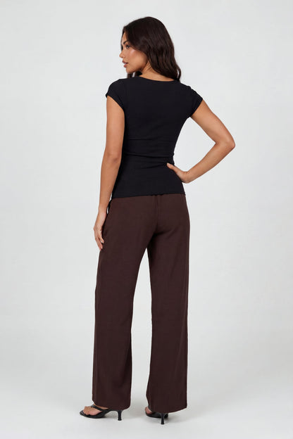 Luxe Heavy Contour Square Neck Top