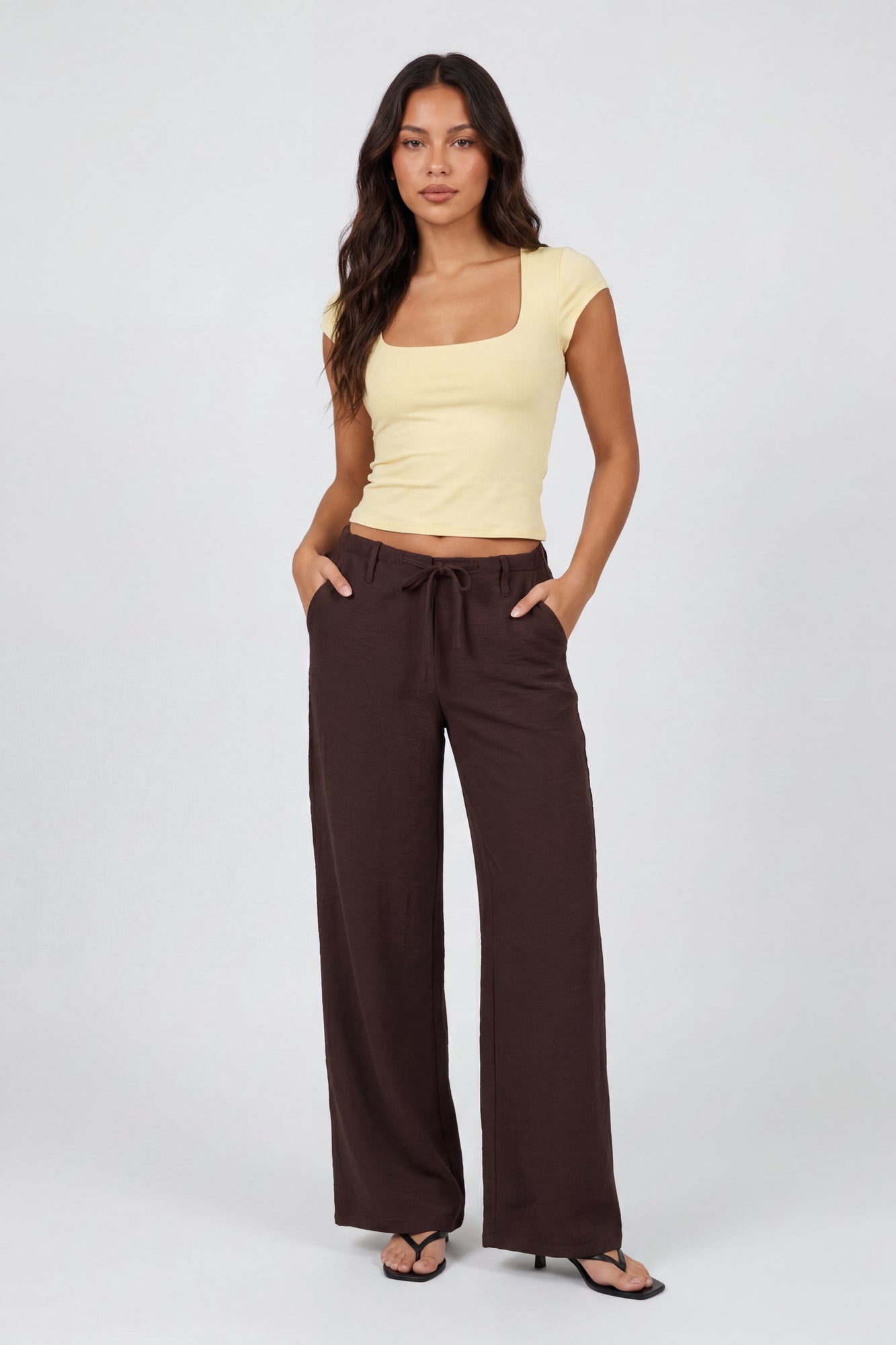 Luxe Heavy Contour Square Neck Top