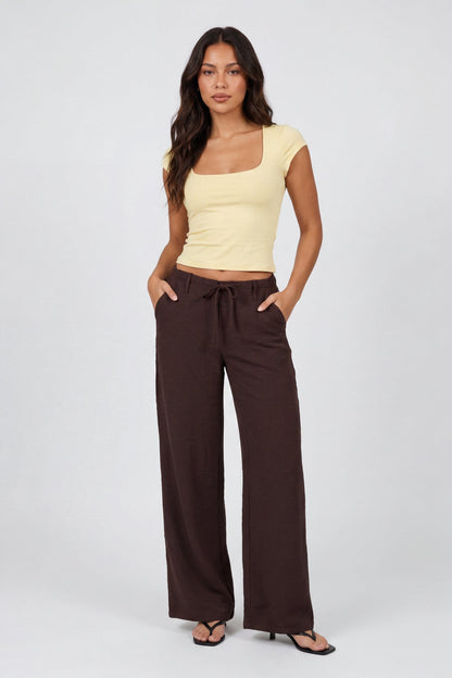Luxe Heavy Contour Square Neck Top