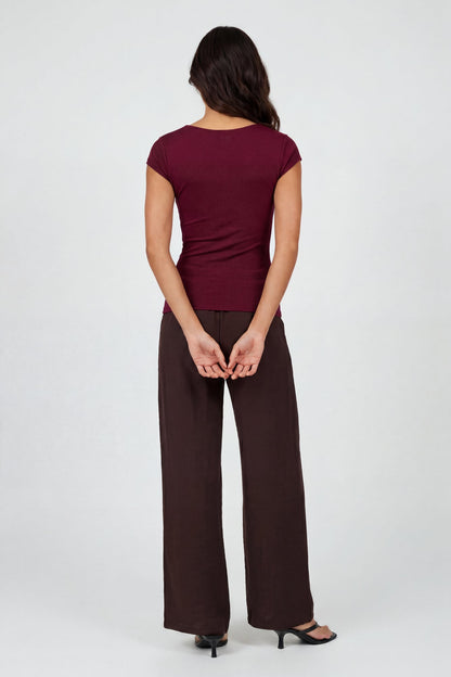 Luxe Heavy Contour Square Neck Top
