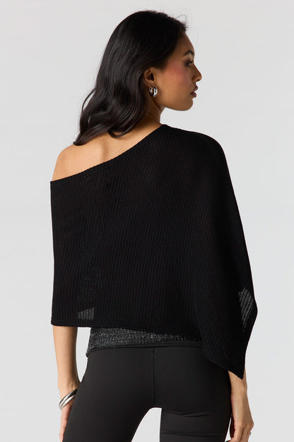 Ribbed Poncho