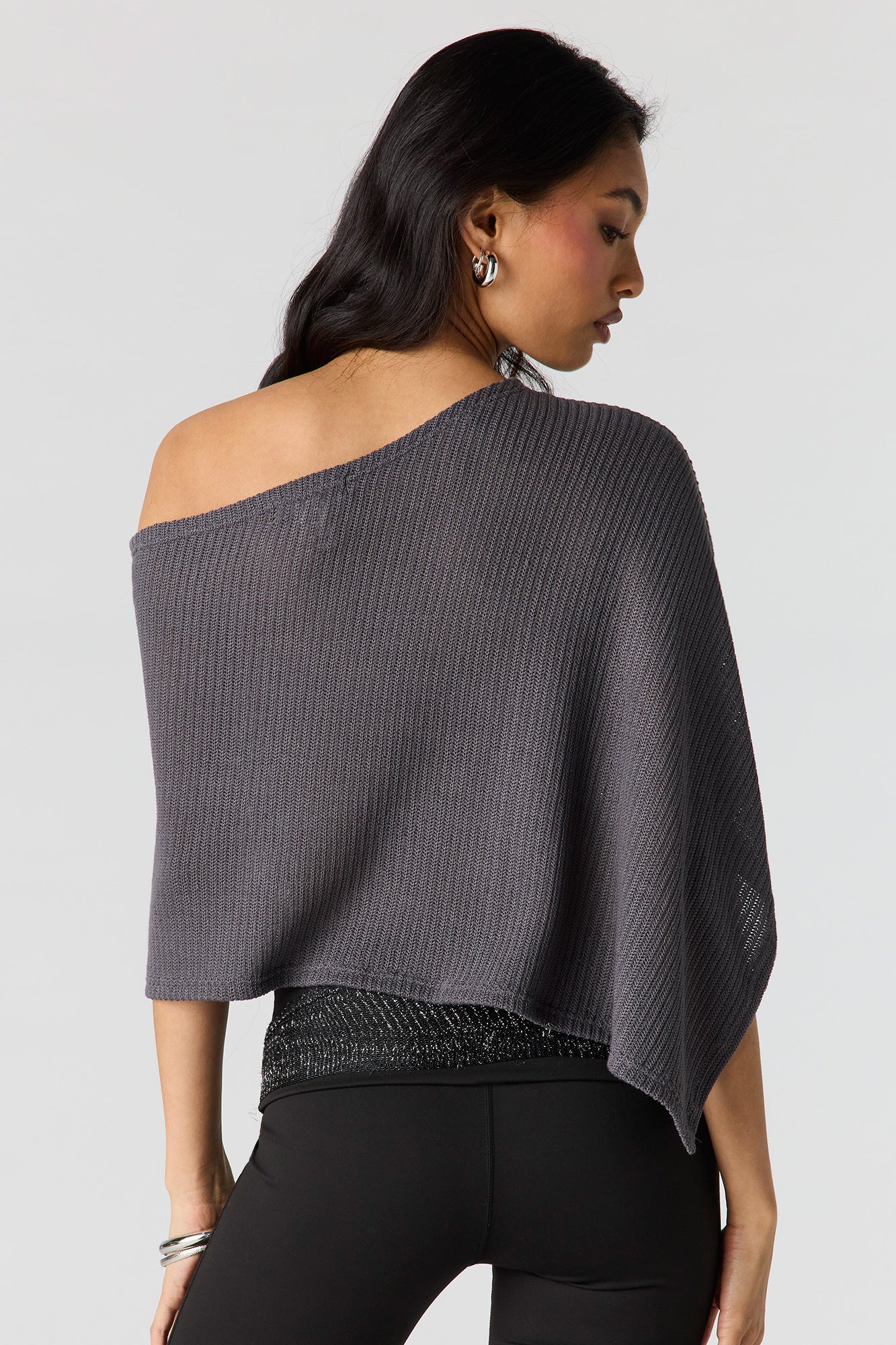 Ribbed Poncho