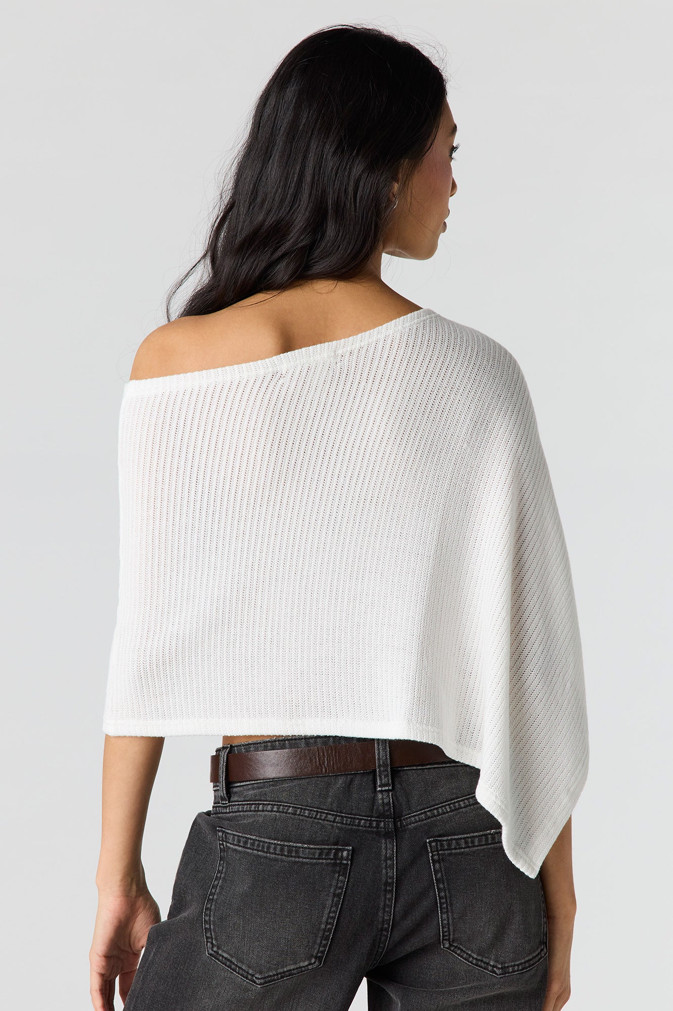 Ribbed Poncho