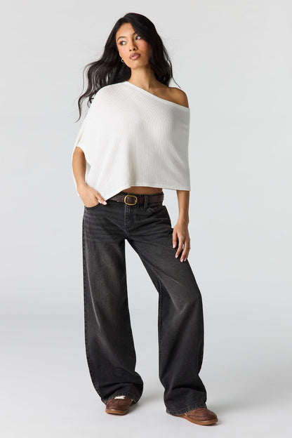 Ribbed Poncho