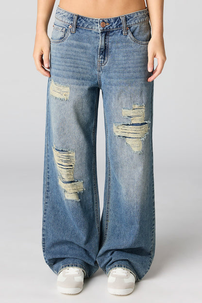 Ripped Washed Jean