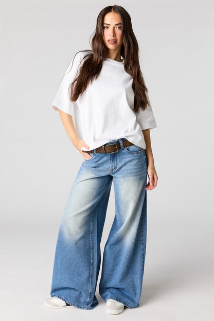 Low Rise Ultra Wide Jean