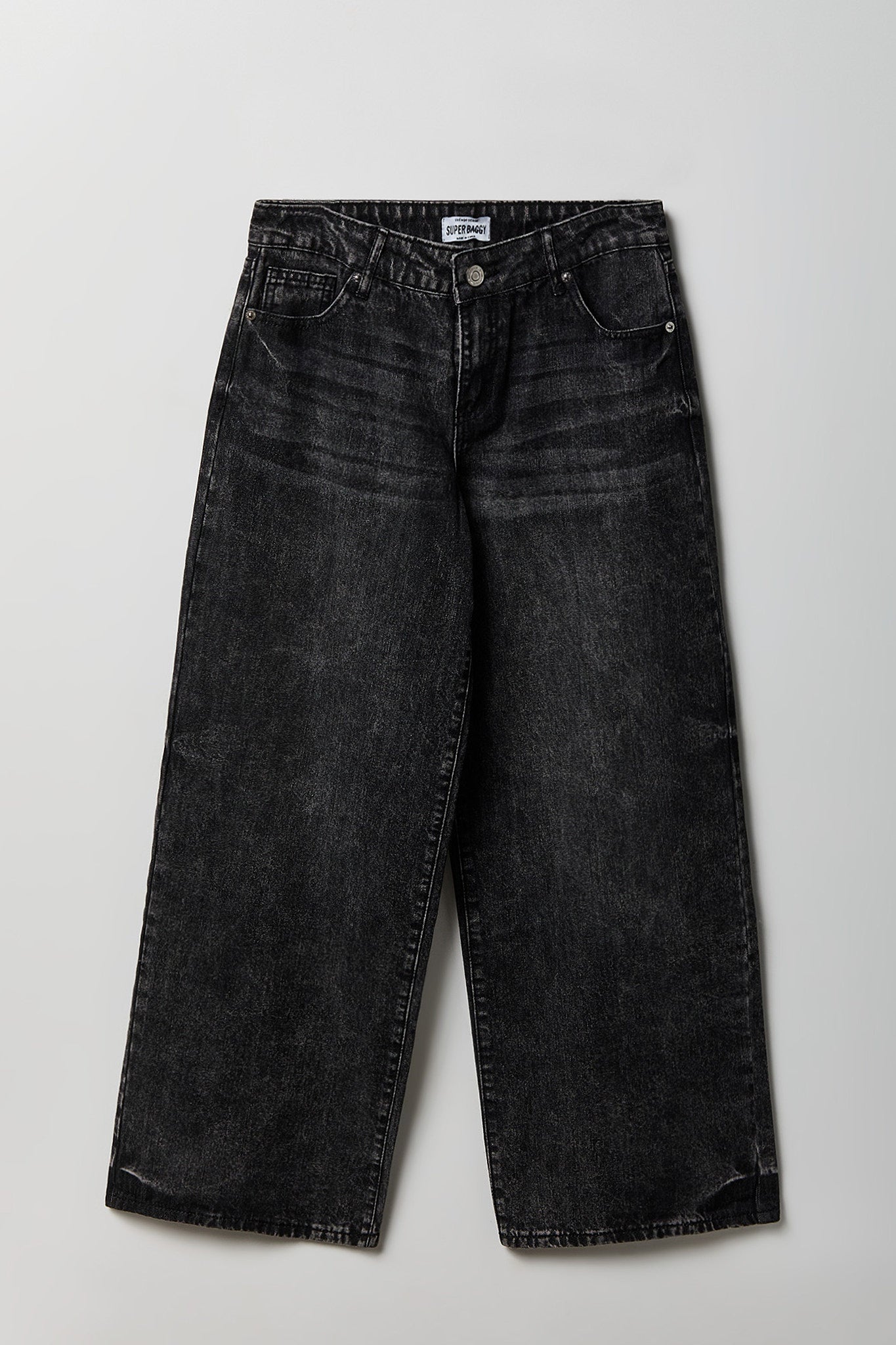 Low Rise Super Baggy Angel Wing Jean