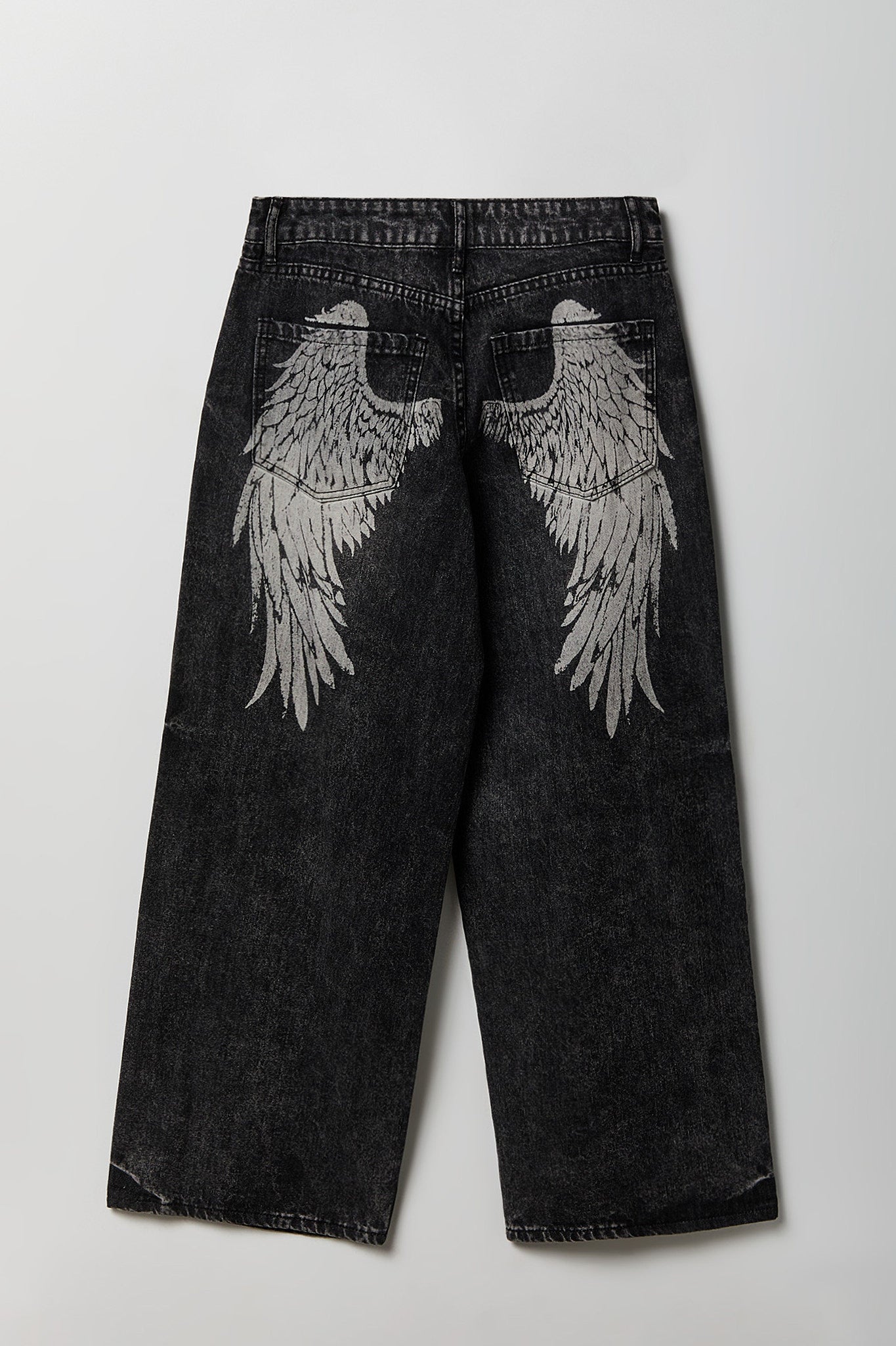 Low Rise Super Baggy Angel Wing Jean