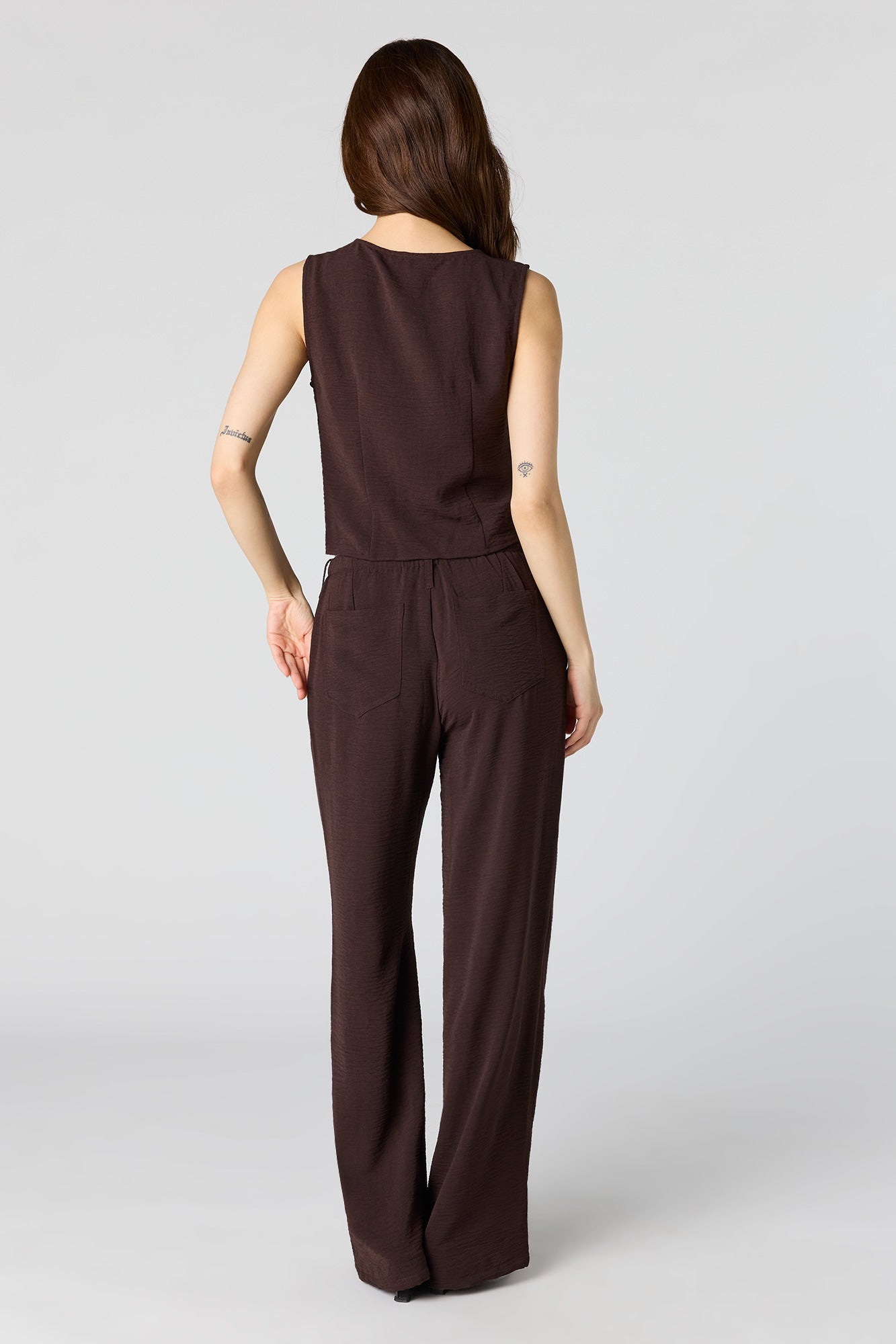 Flowy Drawstring Dress Pant