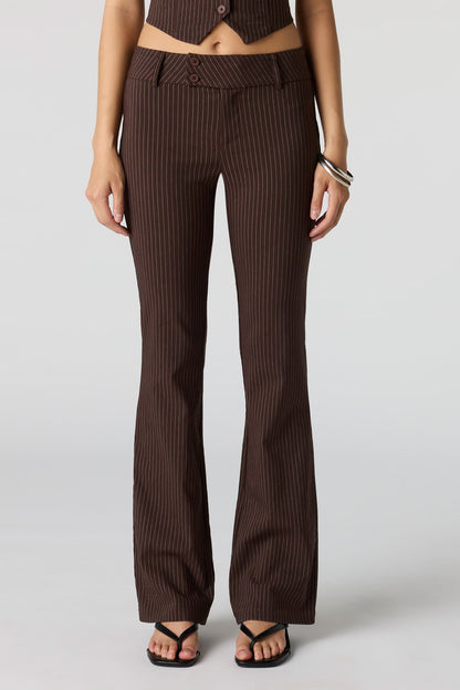 Mid Rise Flare Dress Pant