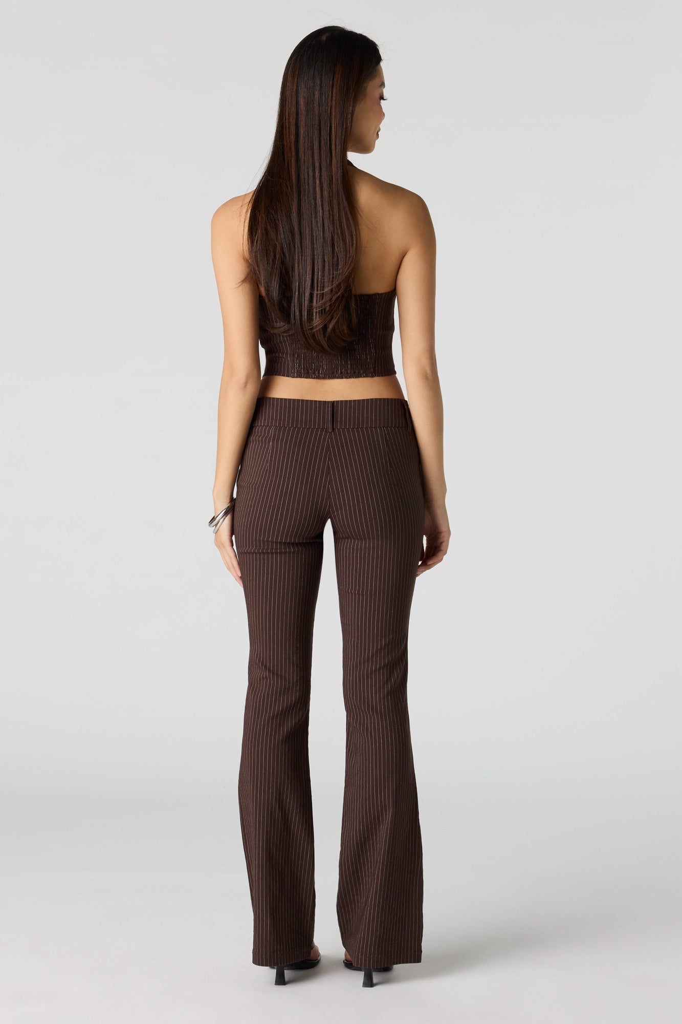 Mid Rise Flare Dress Pant