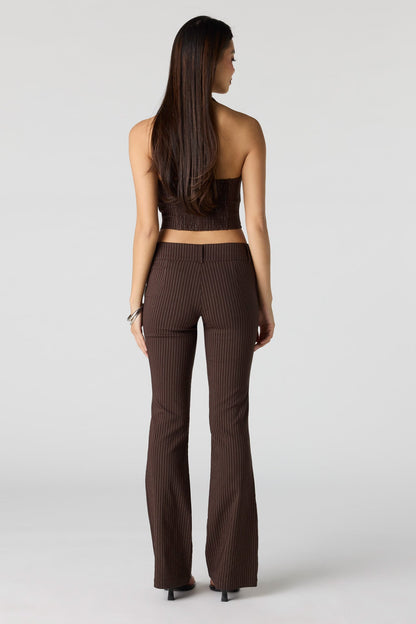 Mid Rise Flare Dress Pant