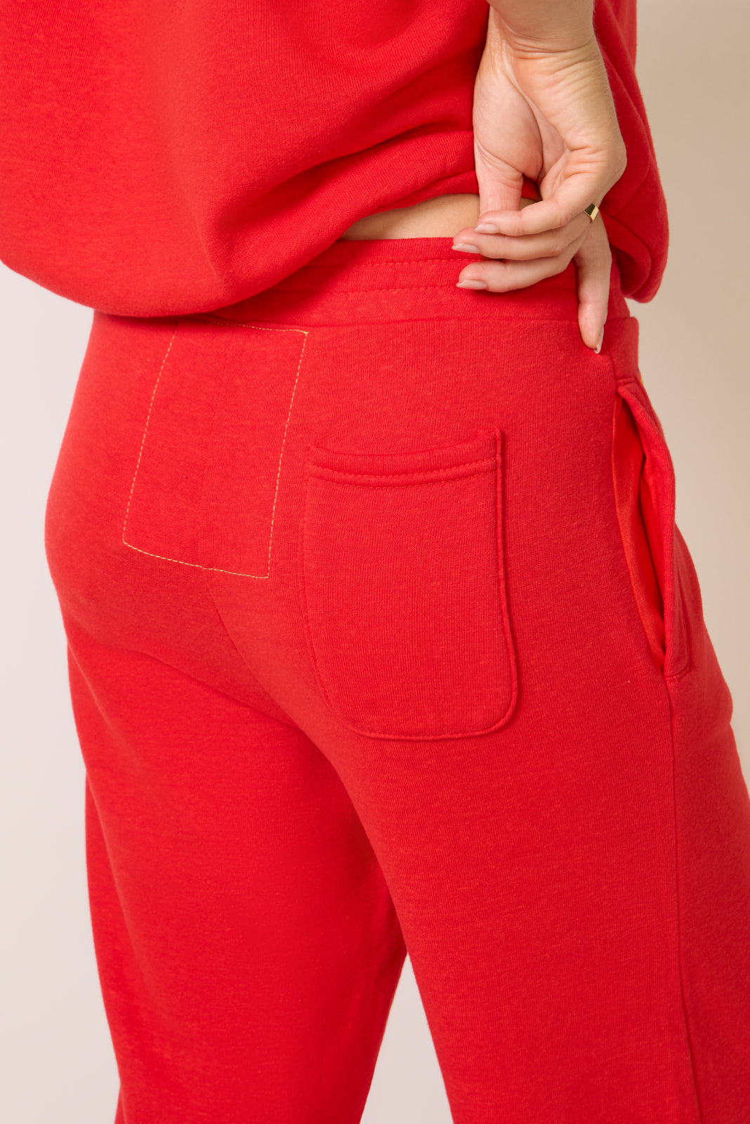 5 Stripe Wide Leg Sweatpant