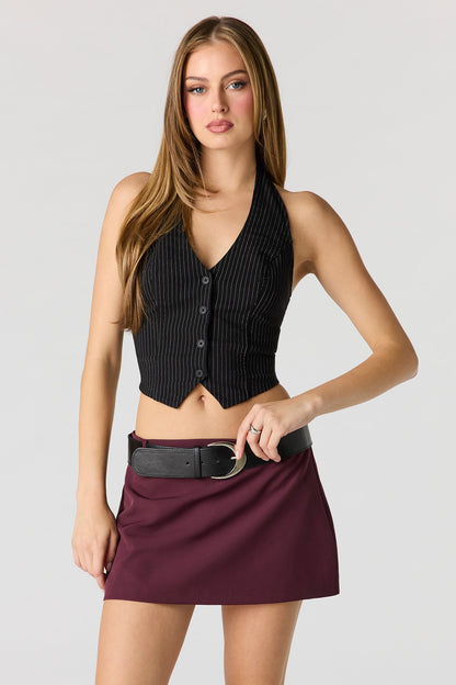 Belted Mini Skort