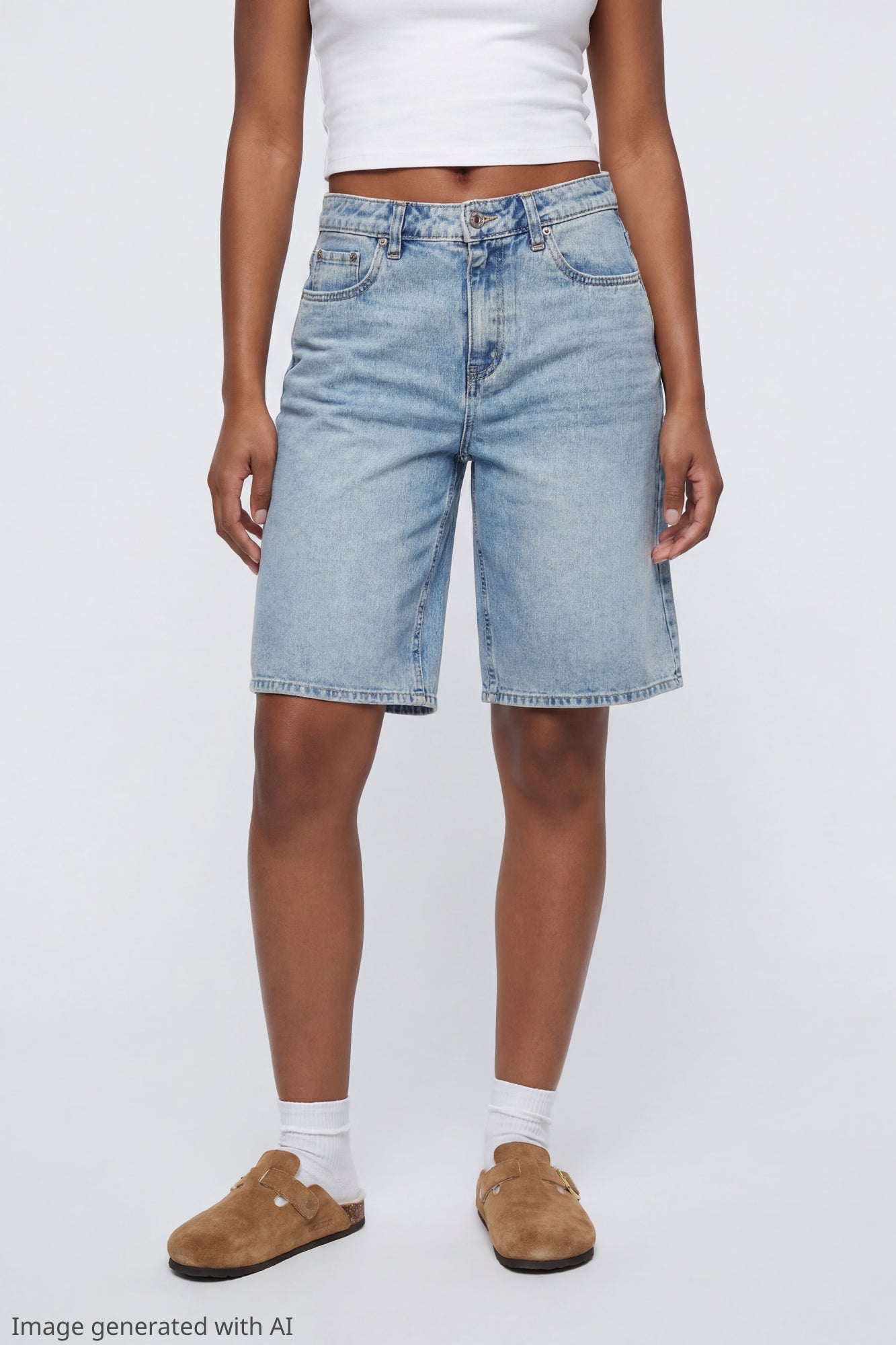 Low Rise Baggy Light Jort 13"