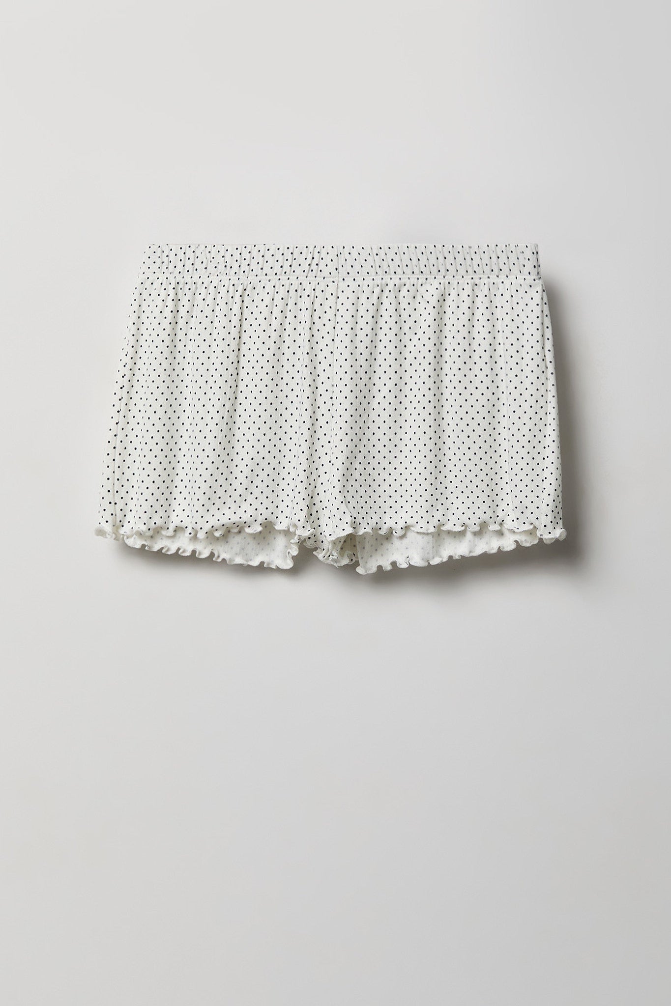 Pointelle Button-Up Top & Short Pajama Set