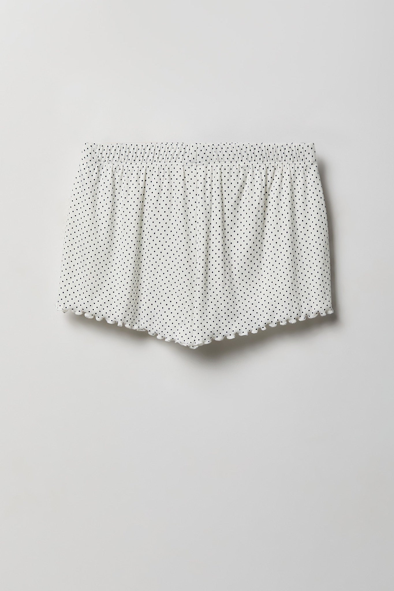 Pointelle Button-Up Top & Short Pajama Set