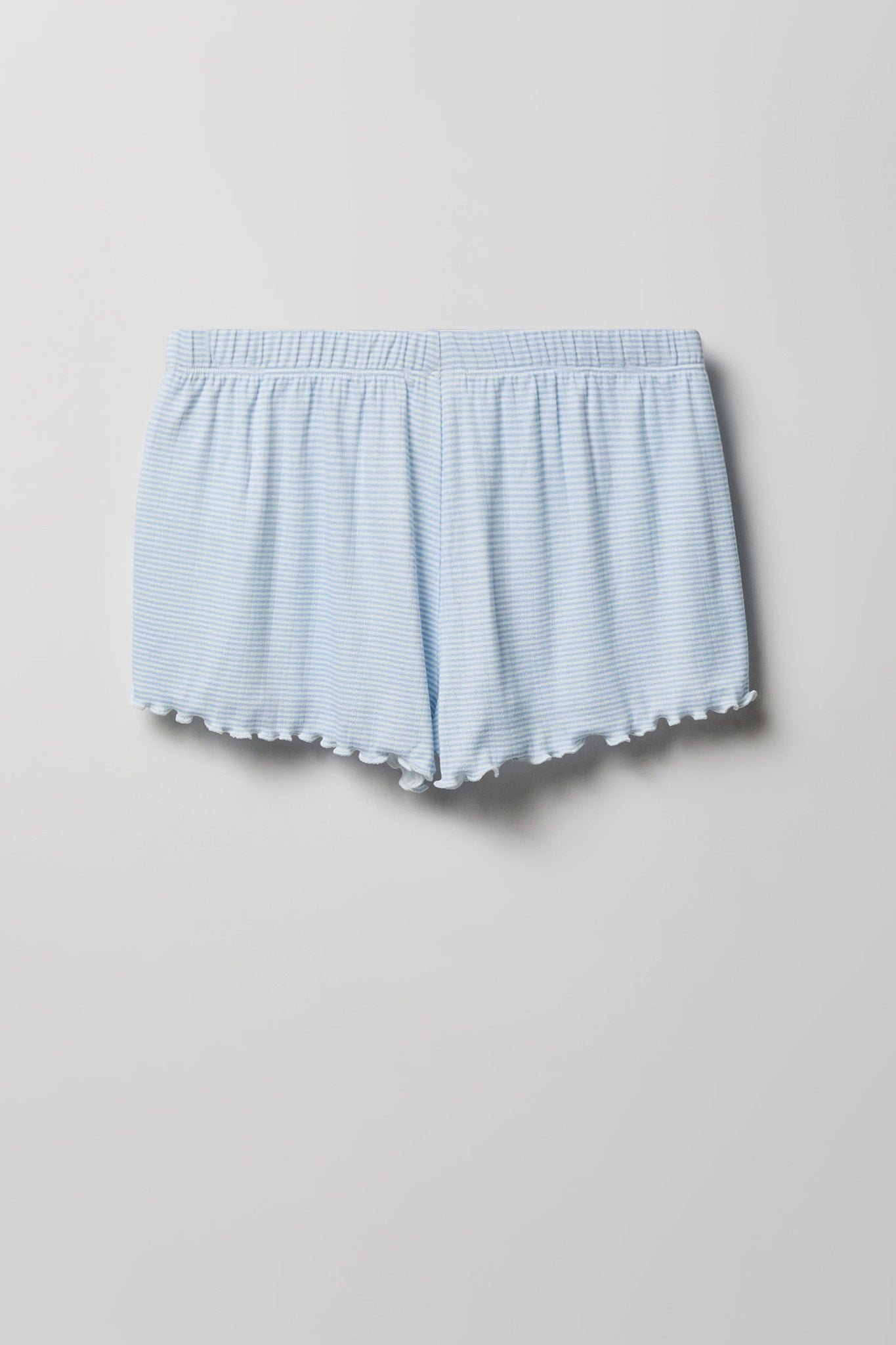 Pointelle Button-Up Top & Short Pajama Set