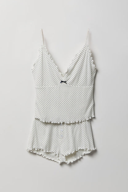 Pointelle Tank & Short Pajama Set