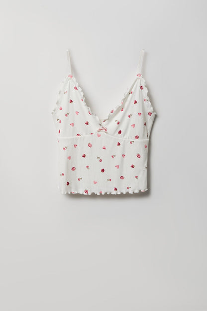 Pointelle Tank & Short Pajama Set