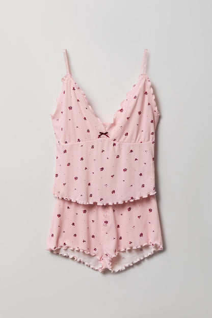 Pointelle Tank & Short Pajama Set