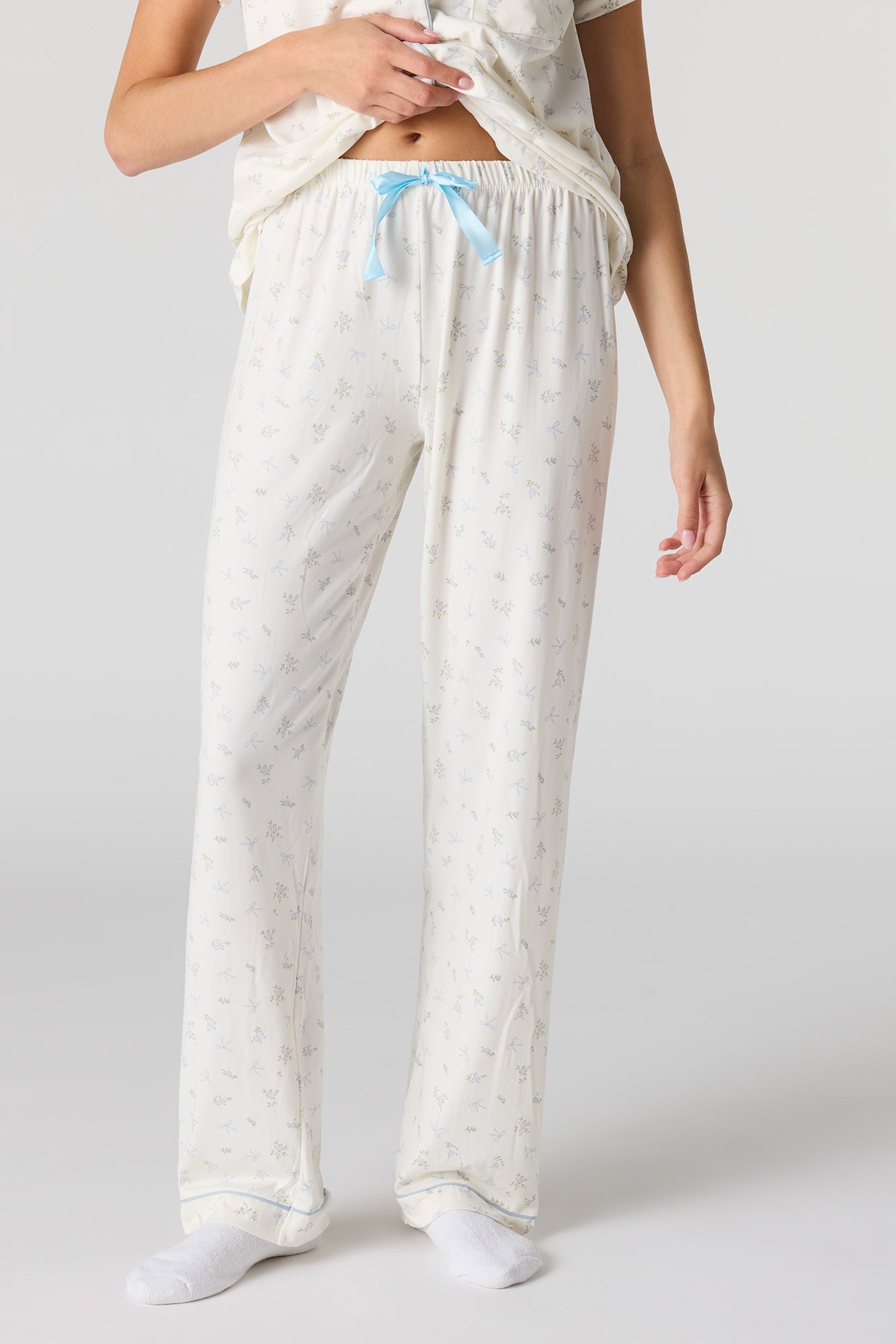 Button-Up Top & Pant Pajama Set