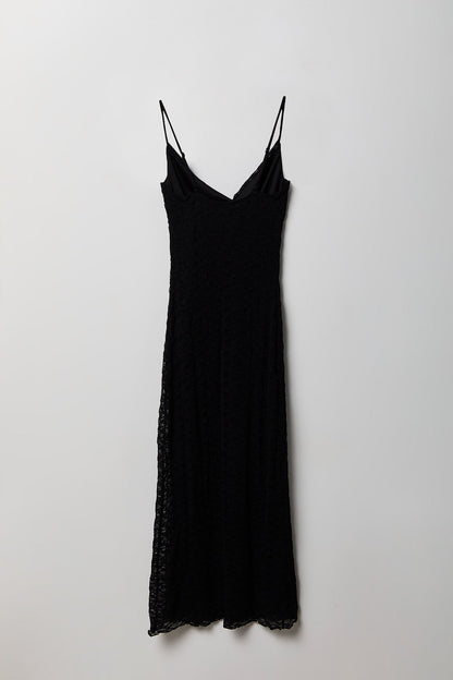 Braless Lace Maxi Dress