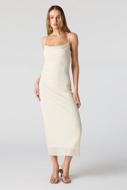 Braless Lace Maxi Dress