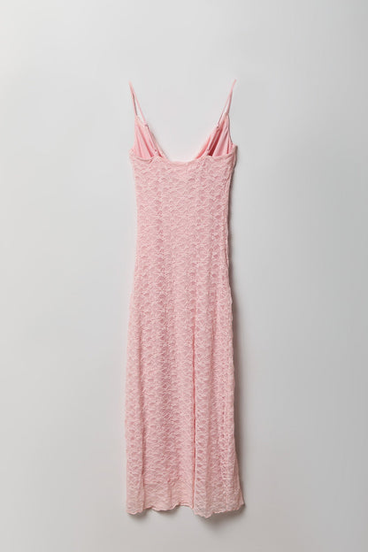 Braless Lace Maxi Dress