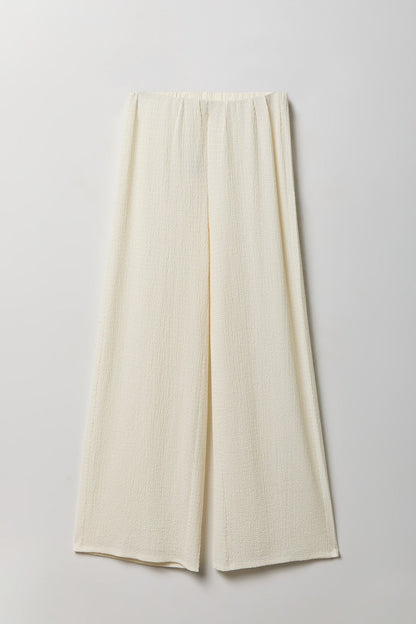 Popcorn Wide Leg Pant