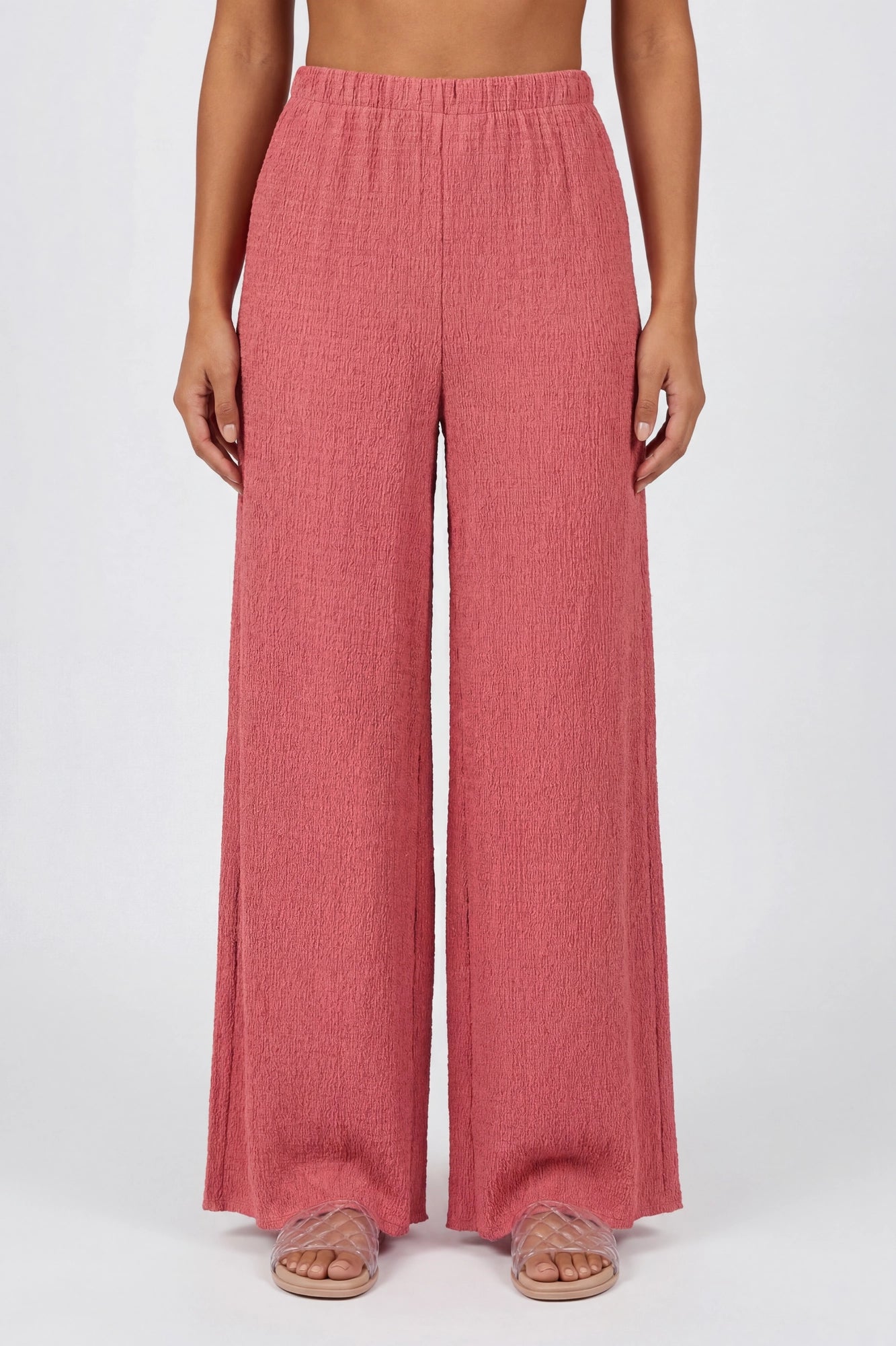 Popcorn Wide Leg Pant
