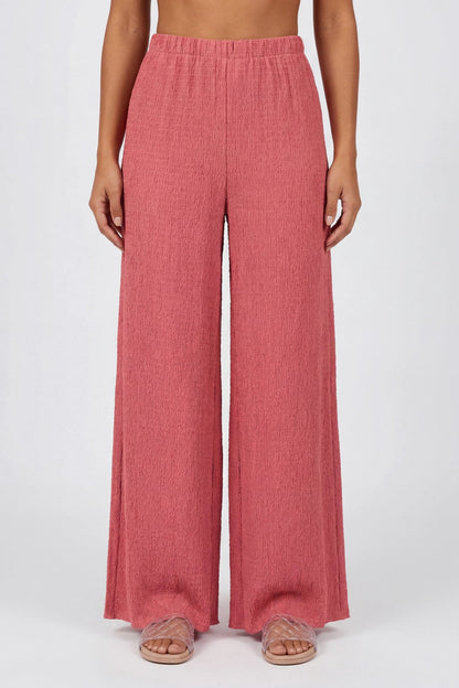 Popcorn Wide Leg Pant