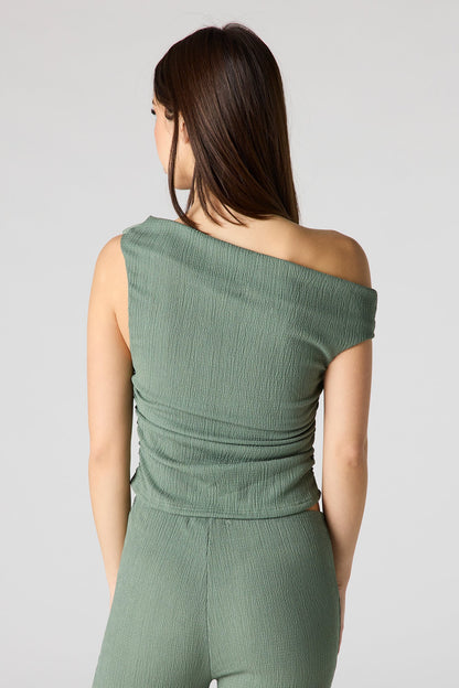 Textured Off Shoulder Top