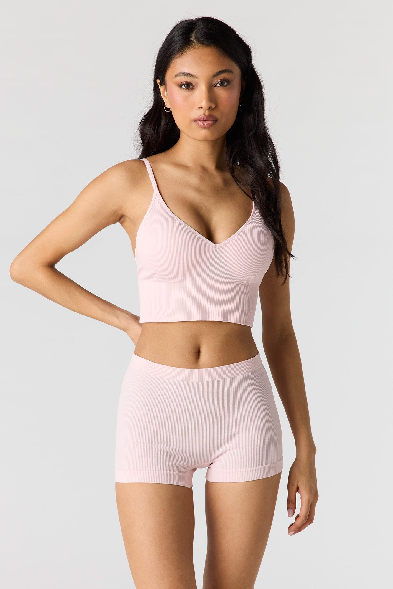 Seamless Ribbed Boy Short (2 Pack)