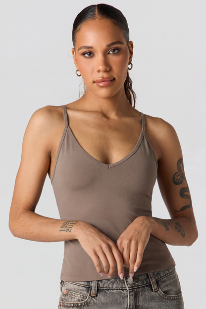 Luxe Heavy Contour V-Neck Cami