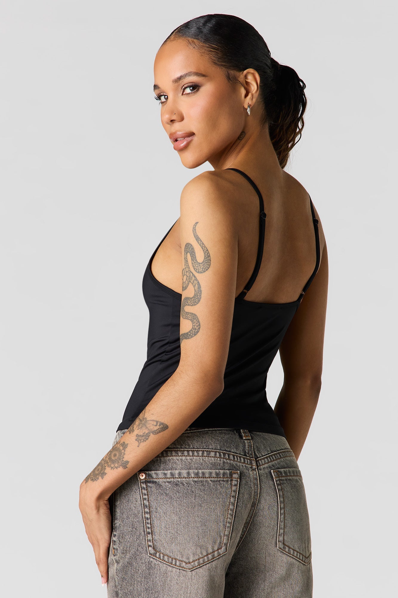 Luxe Heavy Contour V-Neck Cami