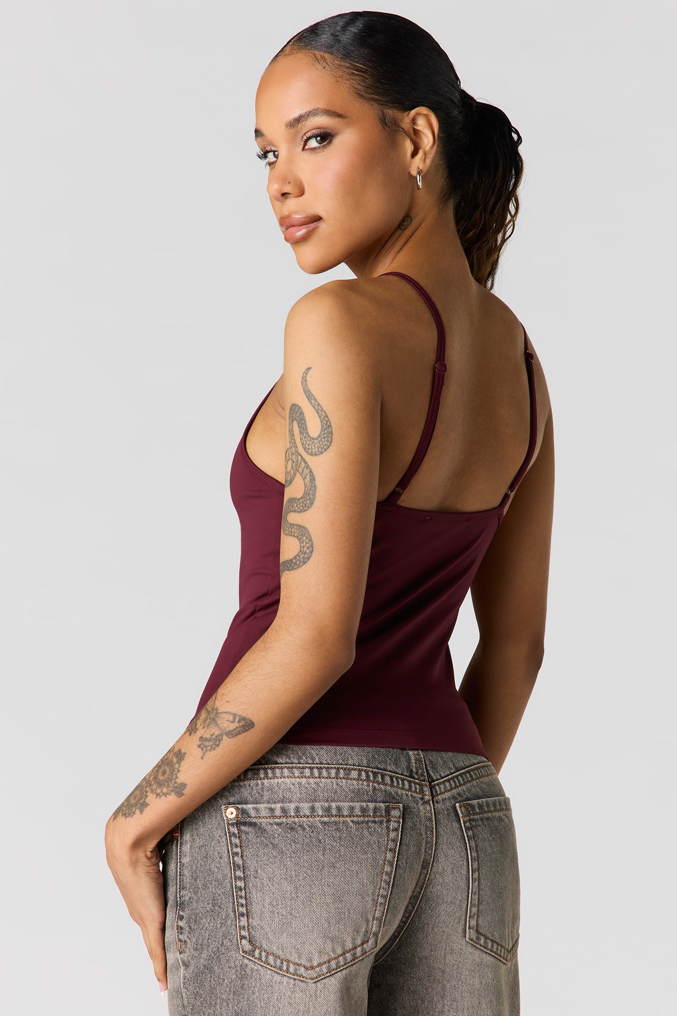 Luxe Heavy Contour V-Neck Cami