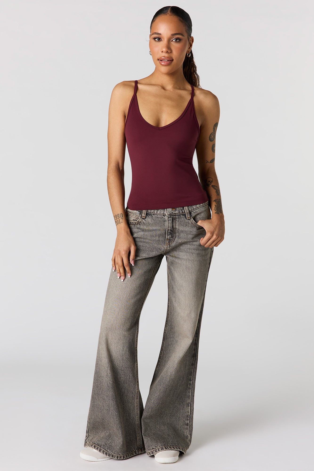 Luxe Heavy Contour V-Neck Cami