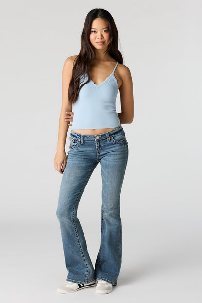 Seamless Lace Trim Cami