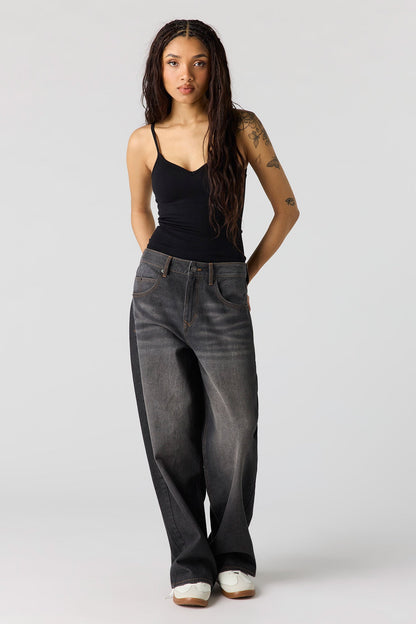 Braless Seamless Ribbed V-Neck Cami
