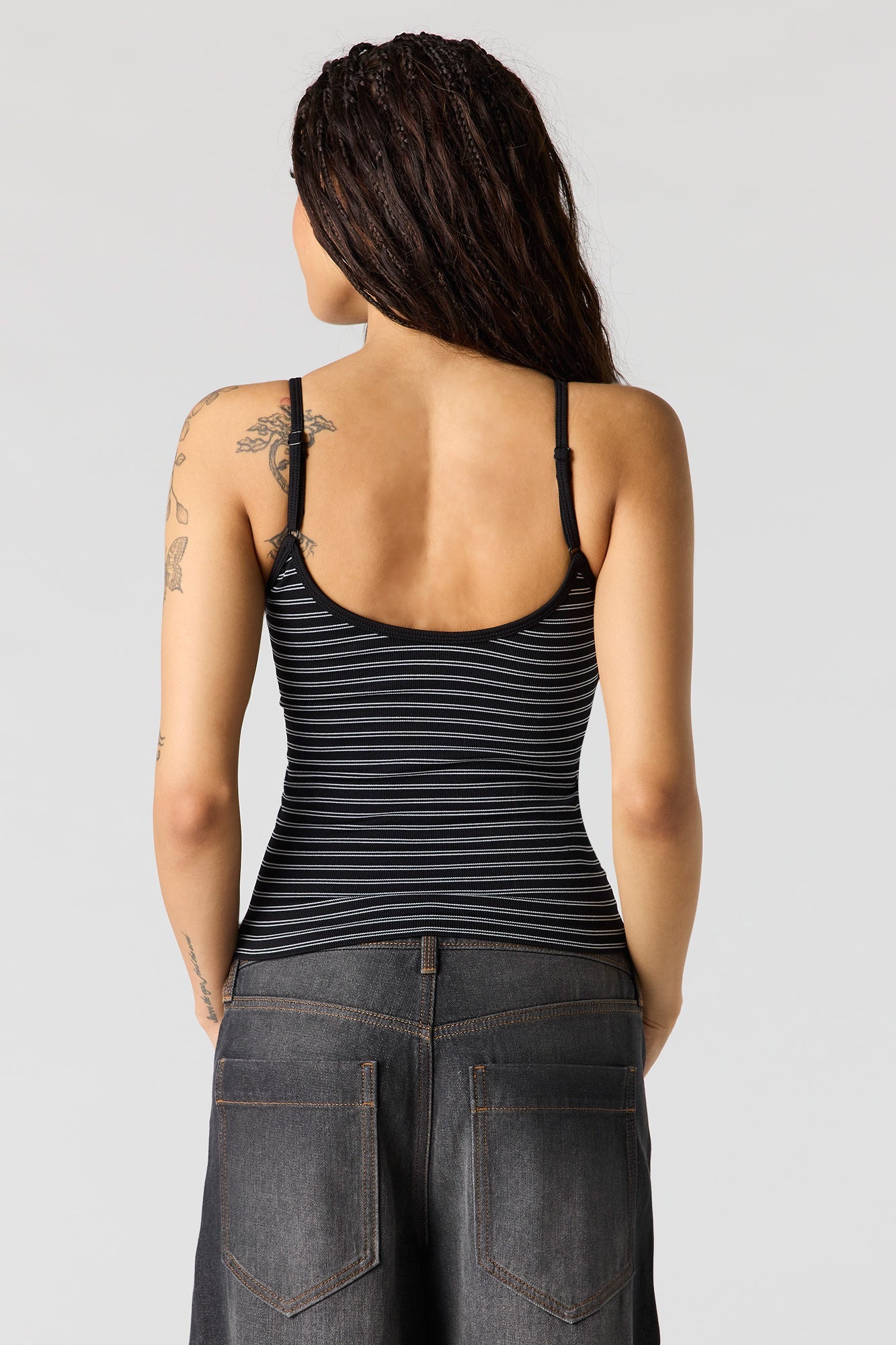 Braless Seamless Ribbed V-Neck Cami