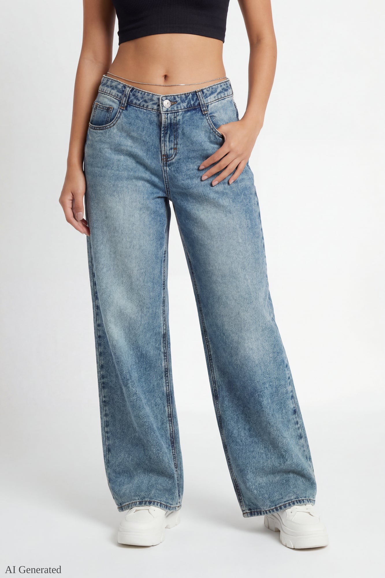 London Low Rise Super Baggy Vintage Medium Jean